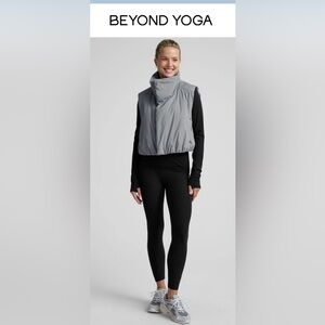 NWT Beyond yoga Gray Women's Sweater Vest